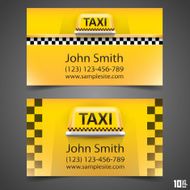 Taxi business card