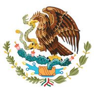 The center of the Mexico flag
