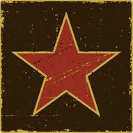 Grunge Communist Star