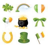 collection of illustration Saint Patrick&#039;s day elements