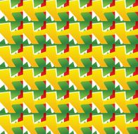 Abstract Brazil Colored Background Design
