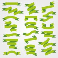 green ribbons