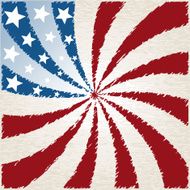 American grunge abstract flag