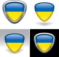 Ukrainian Flag Crest