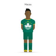 Macau football player Soccer uniform