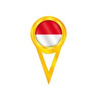 Monaco pin flag