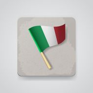 italy flag vector icon N3