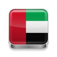 Metal icon of United Arab Emirates