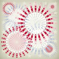 Independence Day card or background July 4 N17