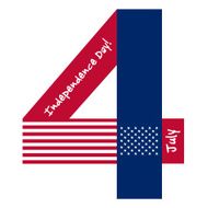 Independence Day card or background July 4 N19