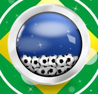 Brasil national colors fresh design