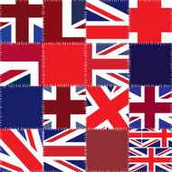 Imitation of patchwork