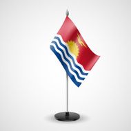 Table flag of Kiribati