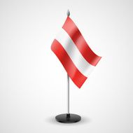 Table flag of Austria