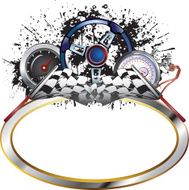 Racing Grunge Frame C