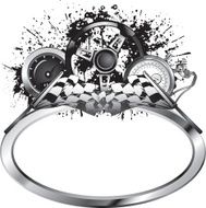Racing Grunge Frame