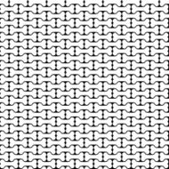 Bone Black and White Seamless Pattern