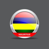 Mauritius Flag Vector Icon