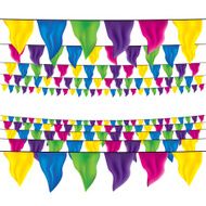 Colorful bunting flags