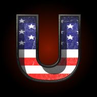 Vector American metal figure u N2
