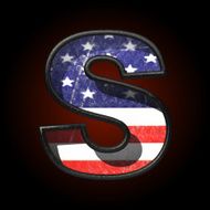 Vector American metal figure s N2