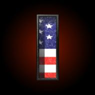 Vector American metal figure i N2