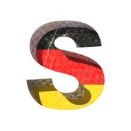 Vector Germany cutted figure s