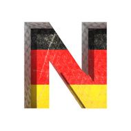 Vector Germany cutted figure n