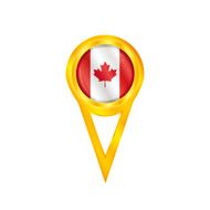 Canada pin flag