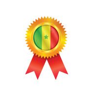 Senegal medal flag