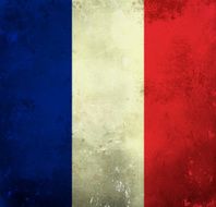 Grunge flag of France N4