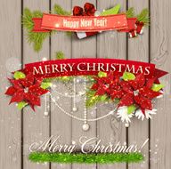 Set of Ribbons Labels Tags &quot;Merry Christmas N3