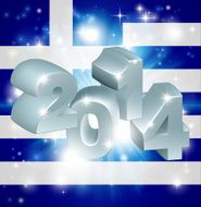 Greek flag 2014 N2