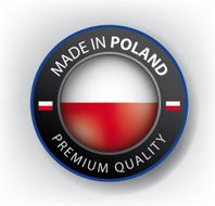 Made in POLAND Polish seal Flag (Vector) N2