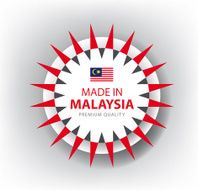 Made in MALAYSIA Malaysian seal Flag (Vector) N4