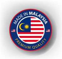 Made in MALAYSIA Malaysian seal Flag (Vector) N5