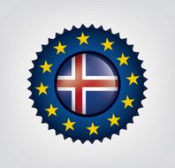 Iceland seal Flag (Vector)