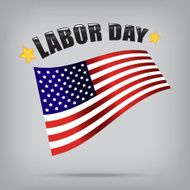 labor day american vector