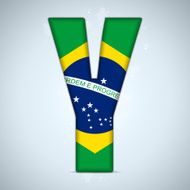 Brazil Alphabet Letters N3
