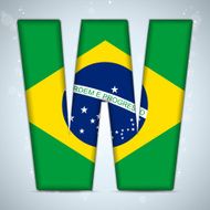 Brazil Alphabet Letters N5