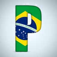 Brazil Alphabet Letters N8