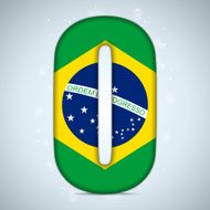 Brazil Alphabet Letters N9
