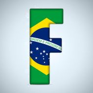 Brazil Alphabet Letters N14