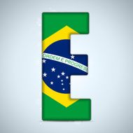 Brazil Alphabet Letters N15