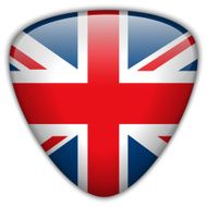 UK Flag Glossy Button N3