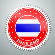 Thai flag label