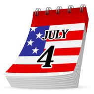 Calendar 4th july N2