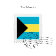 Bahamas Flag Postage Stamp