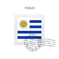 Uruguay Flag Postage Stamp