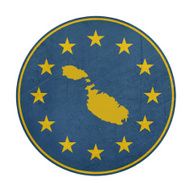 European Union Malta button